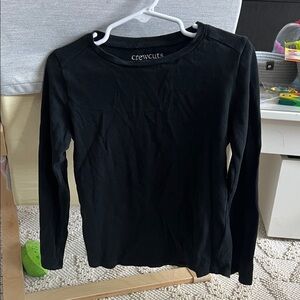 4 like new Crewcuts Classic Long Sleeve Tees black, navy, grey & light blue